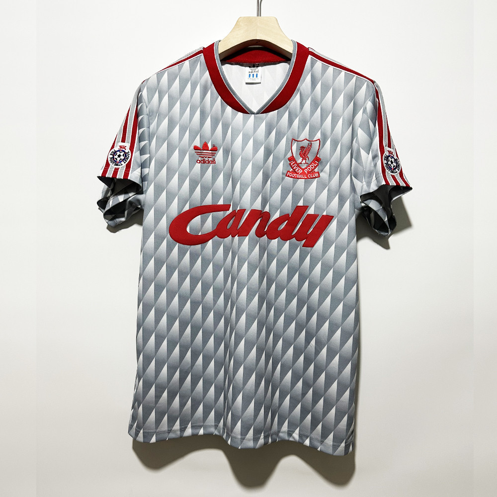Liverpool 1989-91 Match Away Retro Jersey – Men White