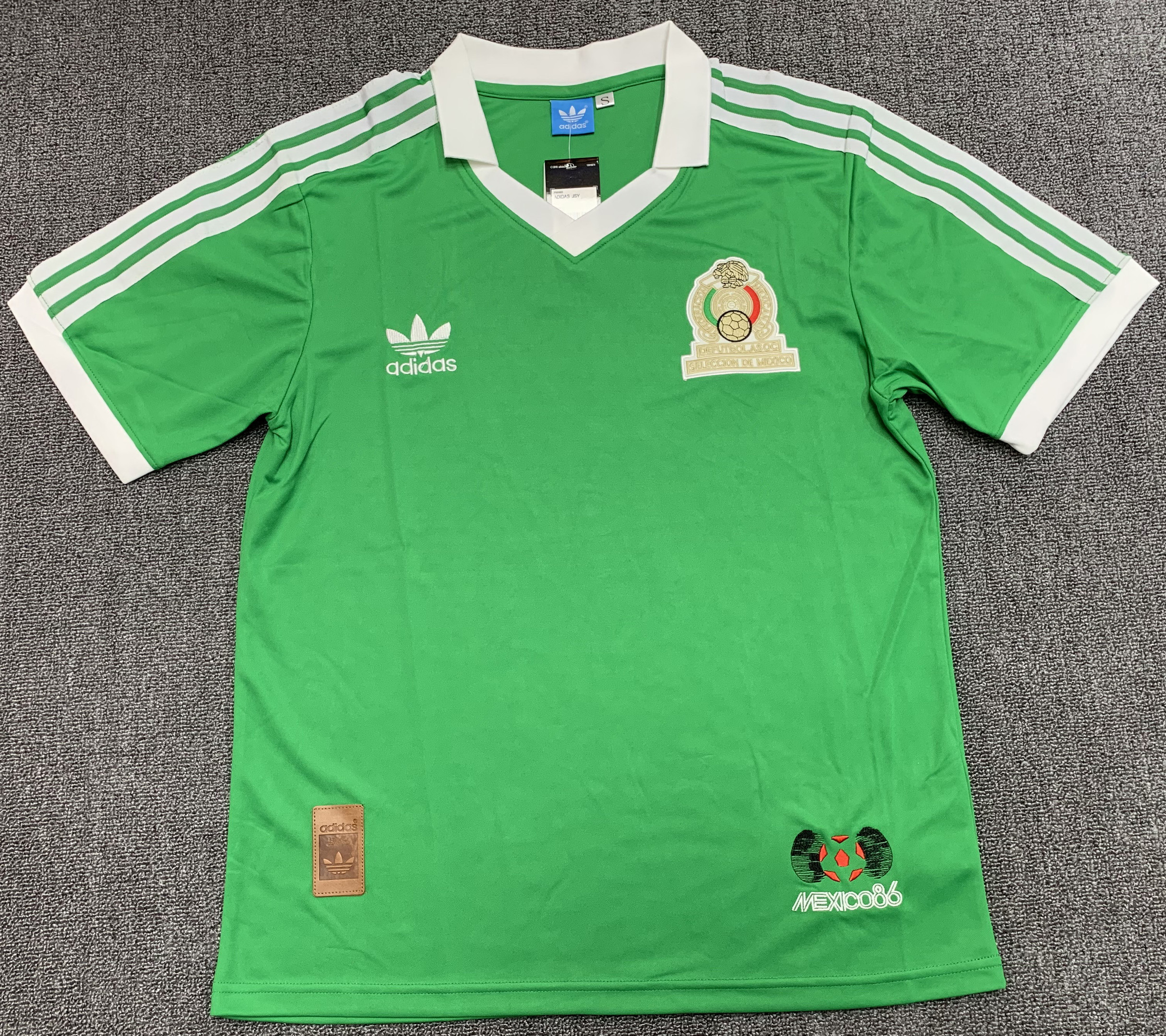 Mexico 1986 Home Retro Jersey – Men Green