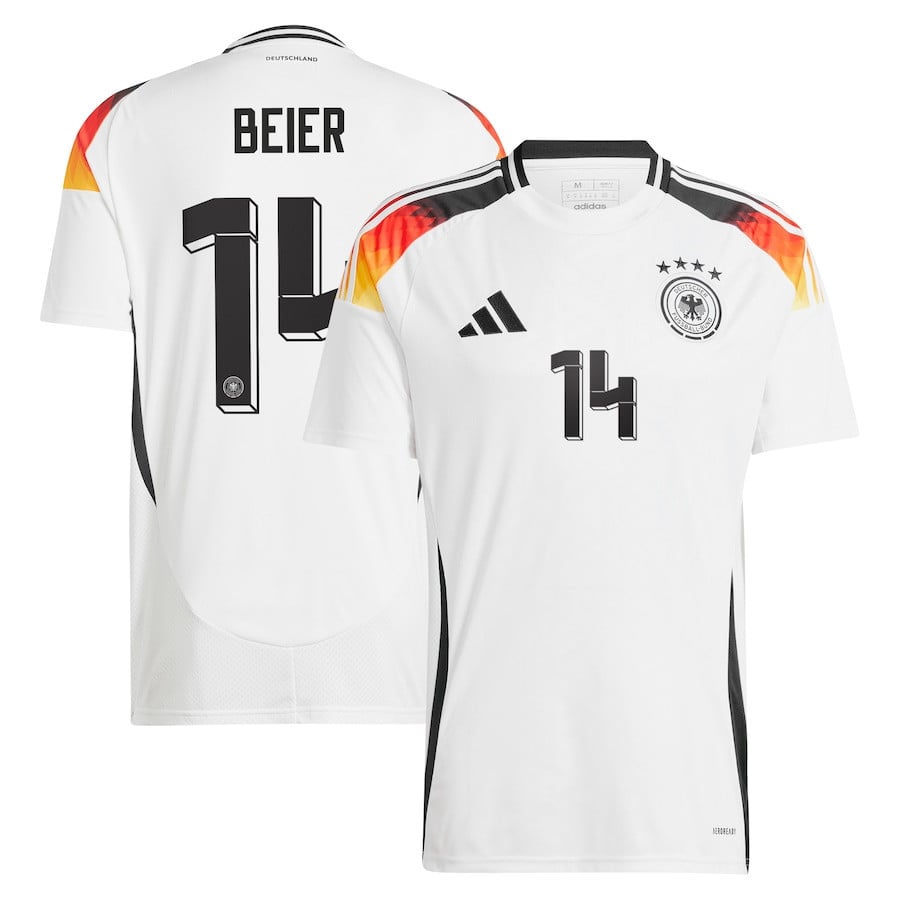 Maximilian Beier 14 Germany National Team 2024 Home Men Jersey – White