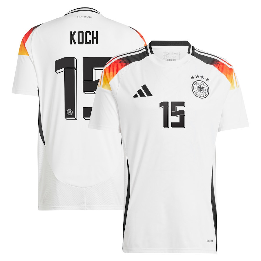 Robin Koch 15 Germany National Team 2024 Home Men Jersey – White