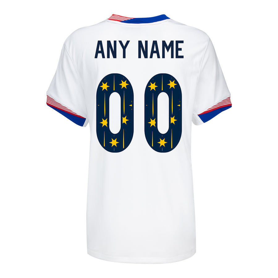USWNT 2024 SheBelieves Cup Personalized Home Stadium WOMEN Jersey – White