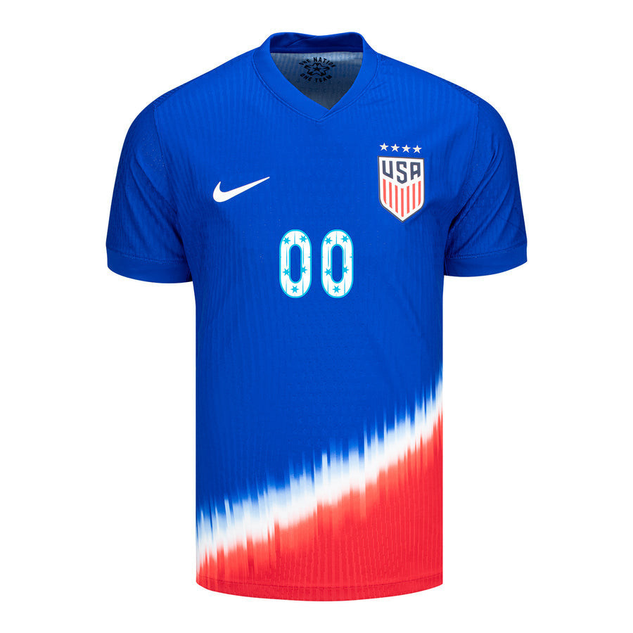USWNT 2024 SheBelieves Cup Personalized Away Stadium MEN Jersey