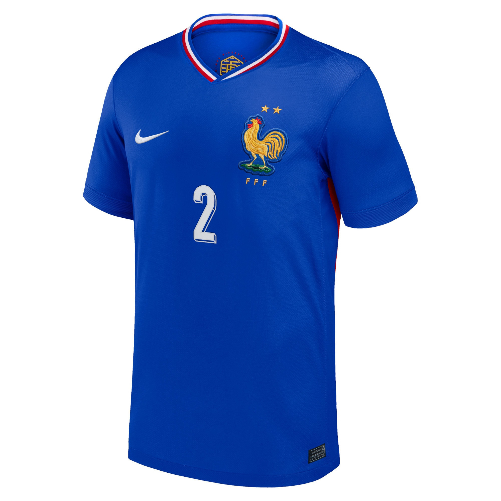 Benjamin Pavard 2 France 2024/25 Men Match Home Jersey – Blue