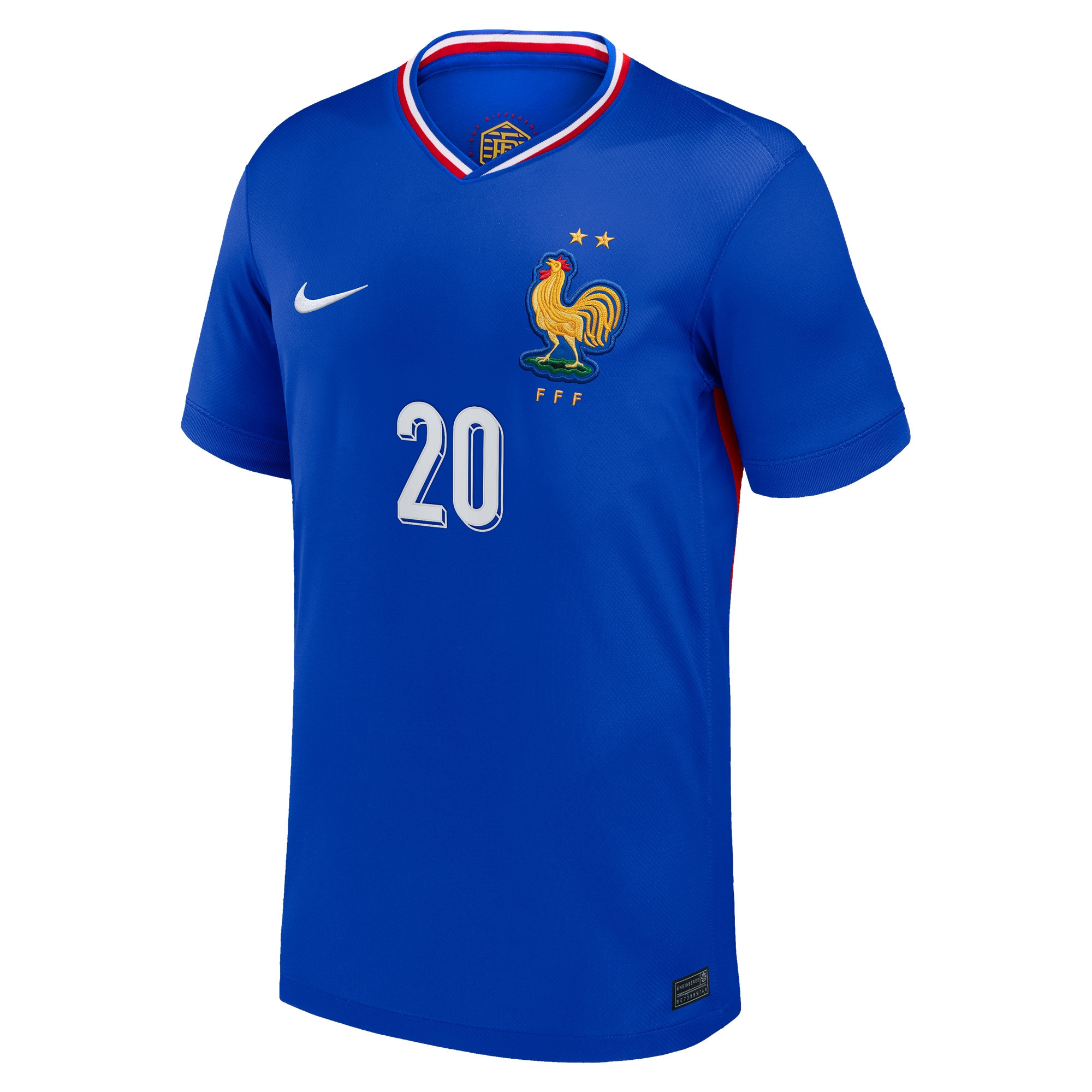 Moussa Diaby 20 France 2024/25 Men Match Home Jersey – Blue