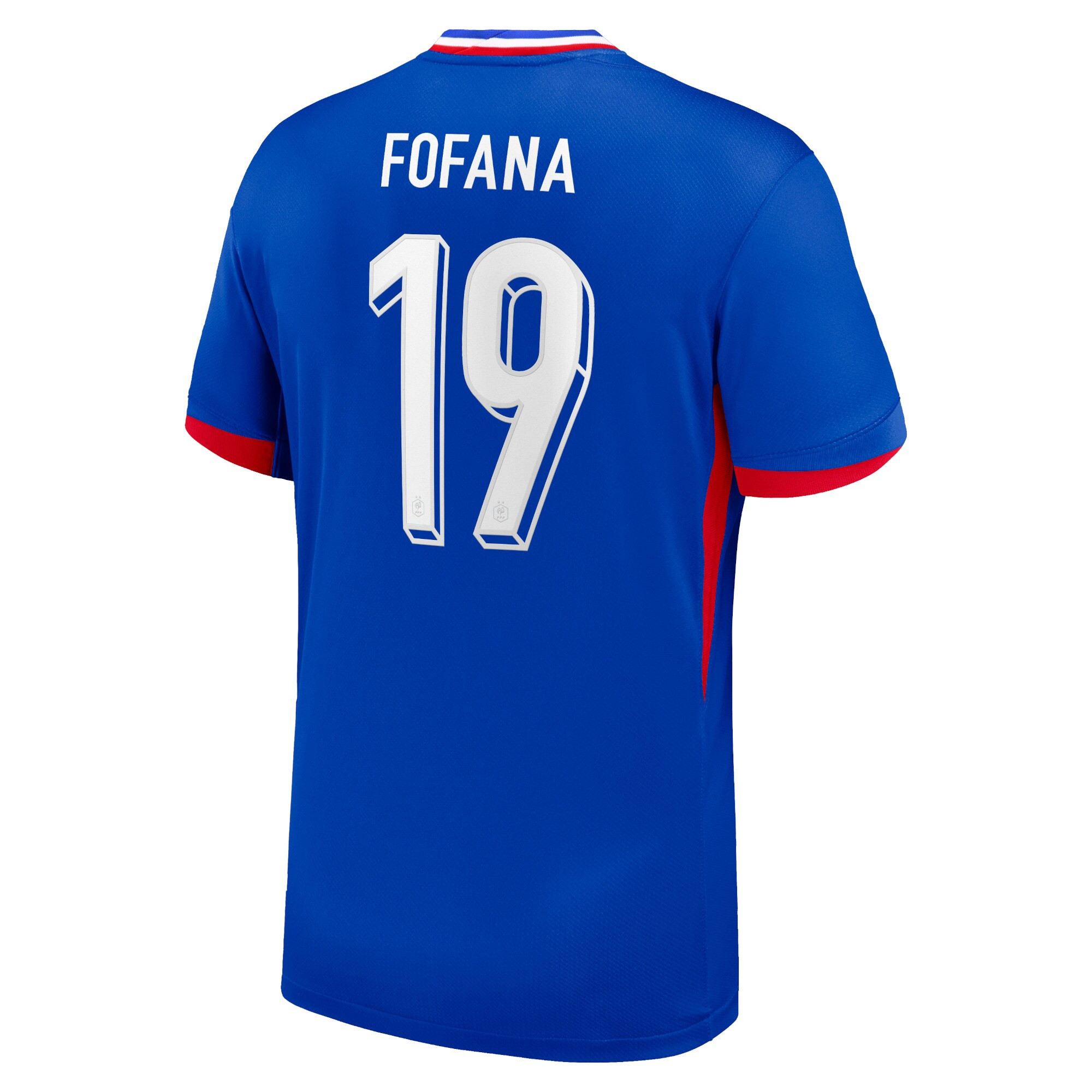 Youssouf Fofana 19 France 2024/25 Men Match Home Jersey – Blue