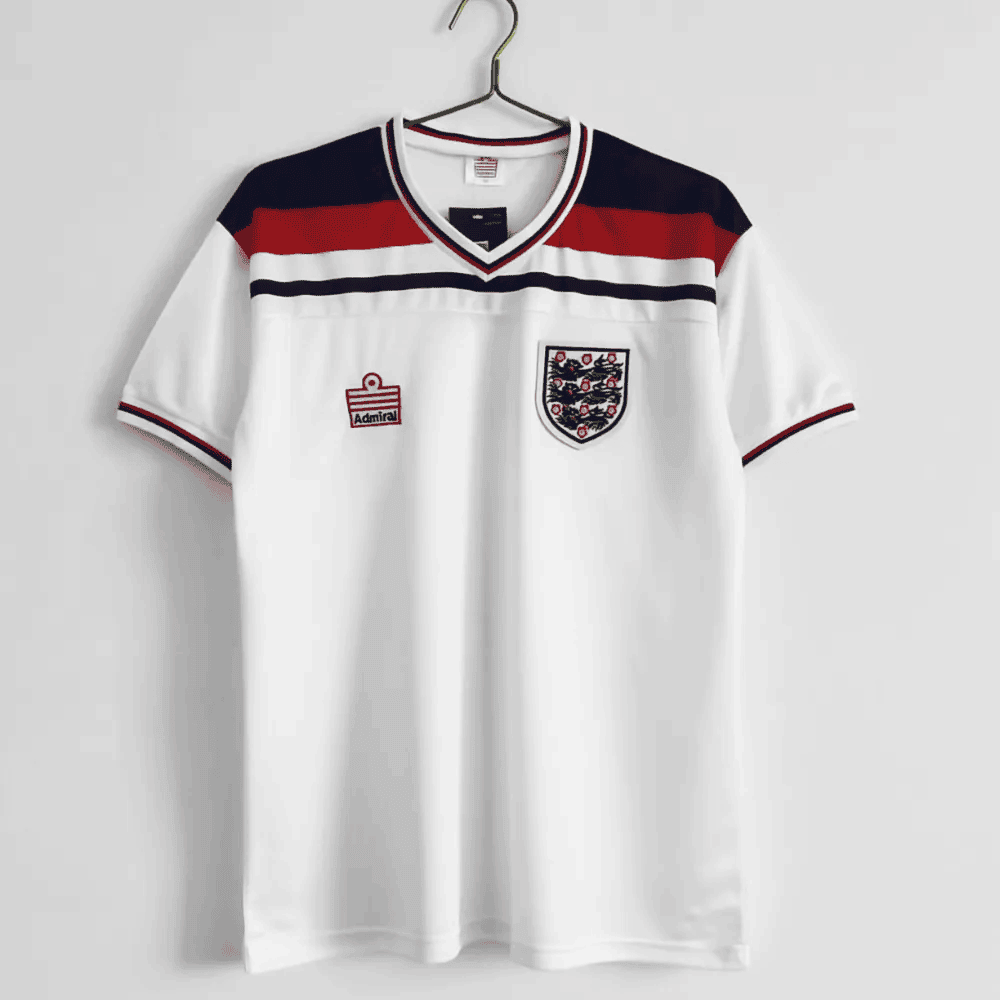 England 1982 Home Retro Jersey – Men White