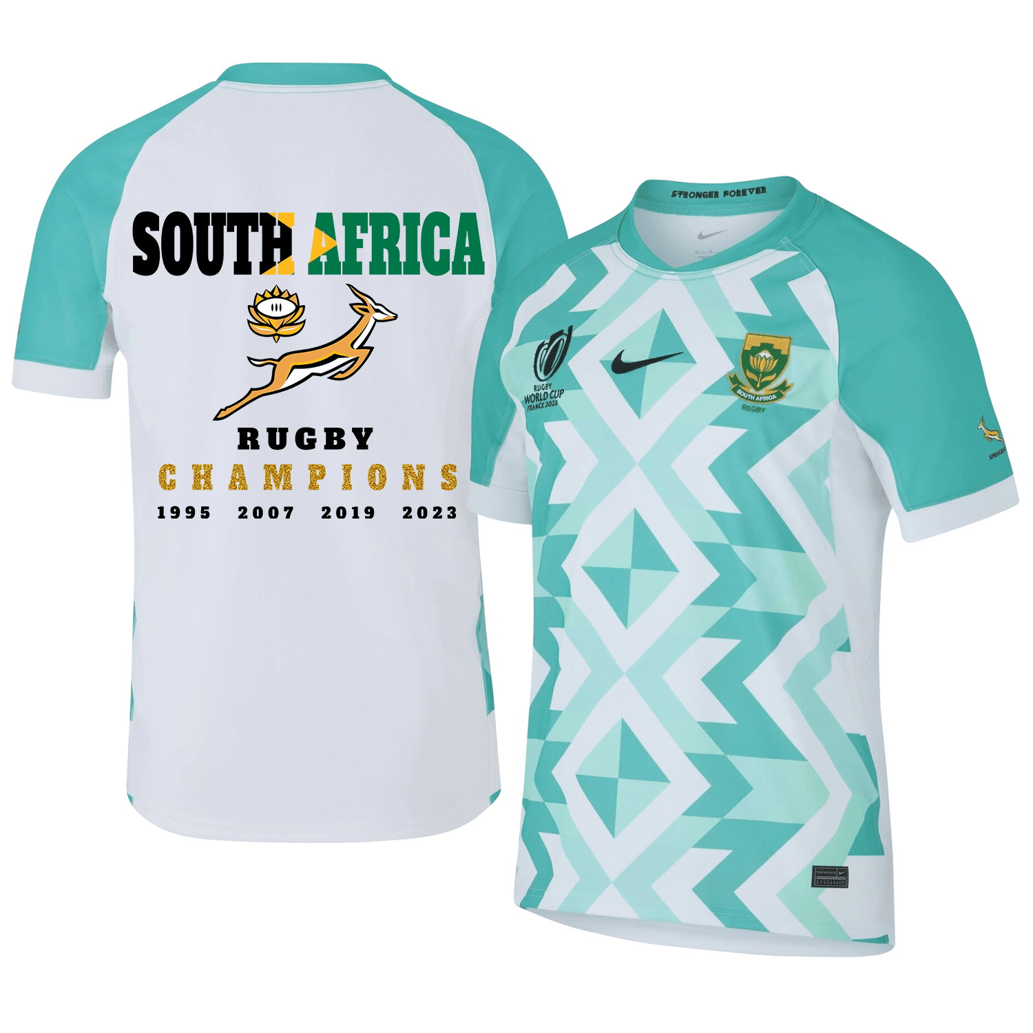SA Springbok Rb World Cup 2023 Champions Stadium Away Jersey – Men Blue