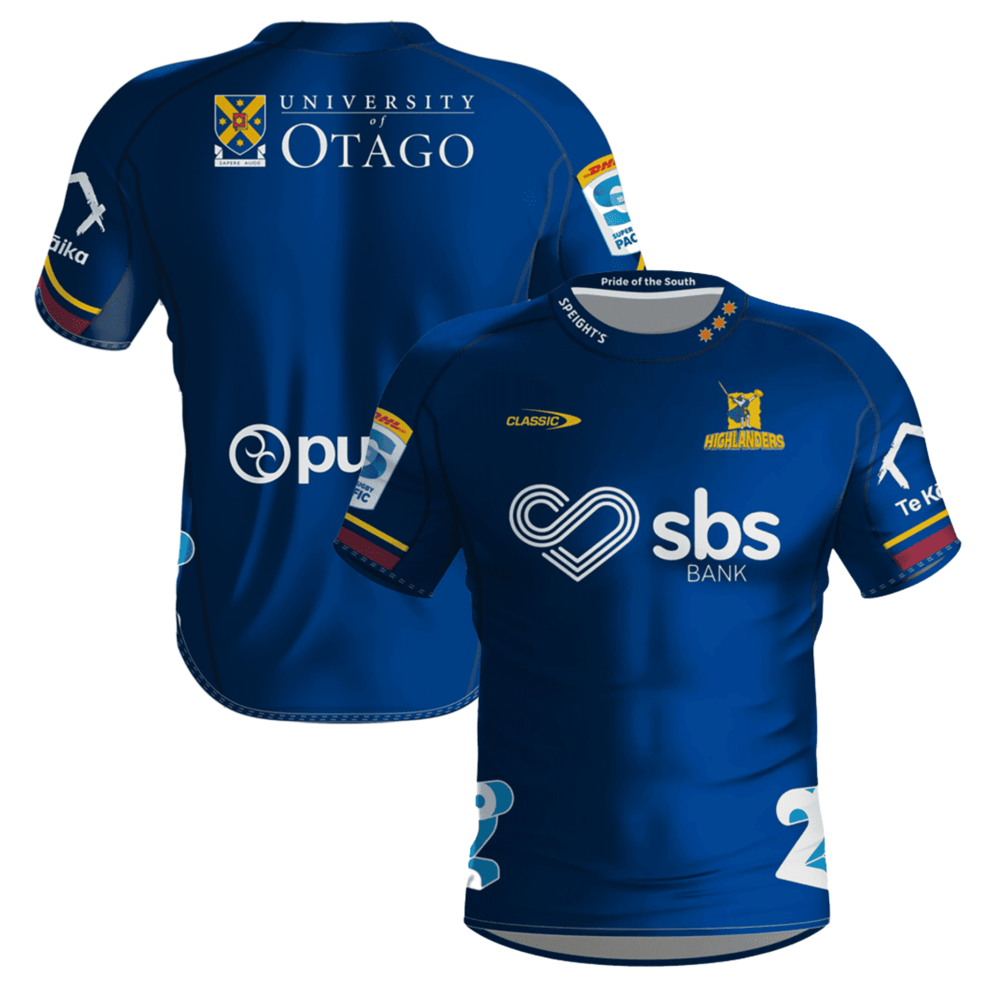 Highlanders Super Rugby 2024 Home Men Jersey – Blue