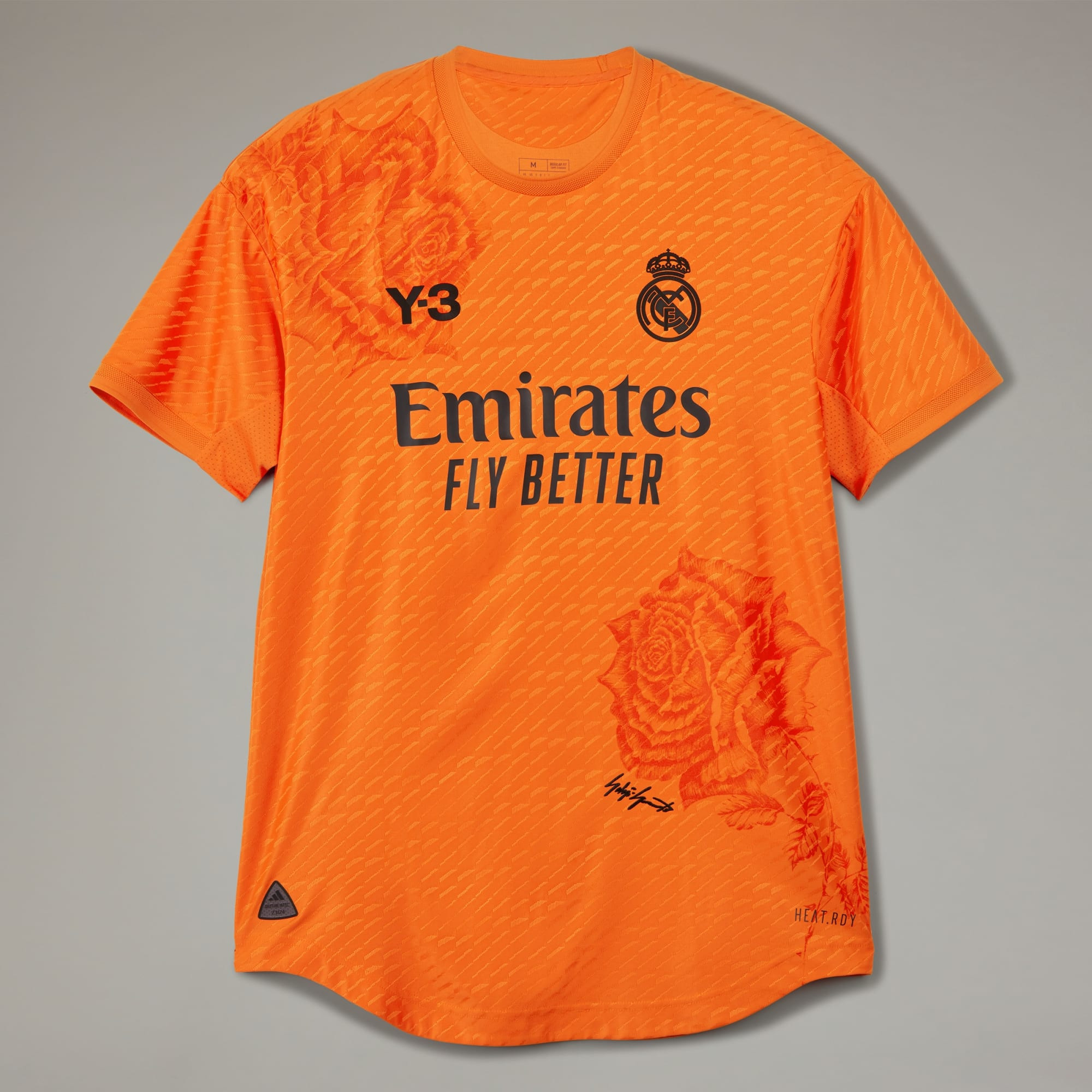 Real Madrid X Y-3 23/24 Fourth Men Jersey – Limited Collection, Orange