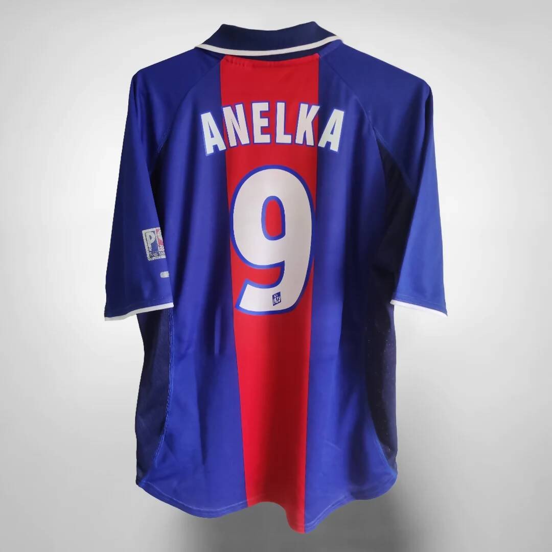 Nicolas Anelka 9 PSG Paris Saint Germain 2000-2001 Home Retro Jersey – Men