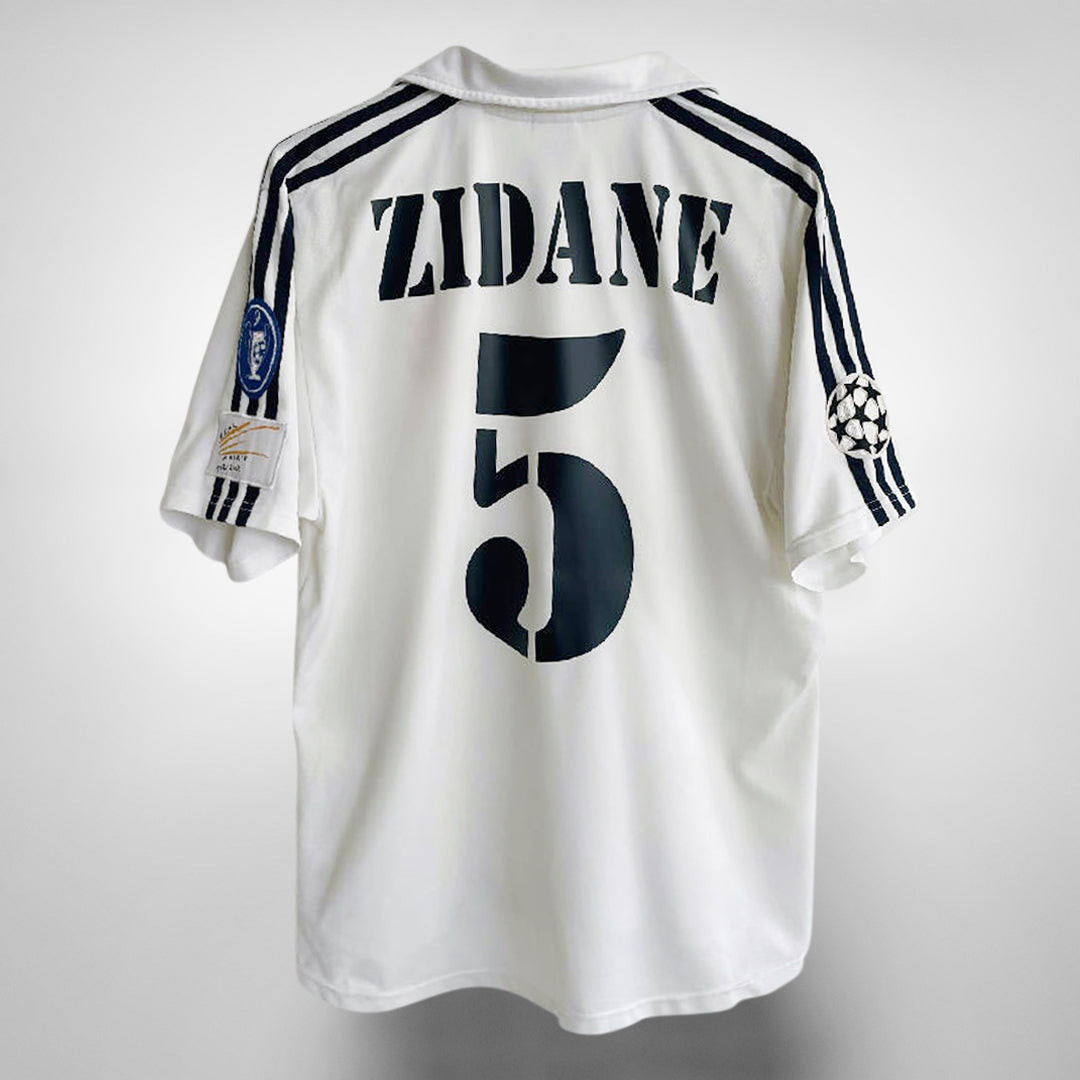 Zinedine Zidane 5 Real Madrid 2002-2003 UCL Home Retro Jersey – Men