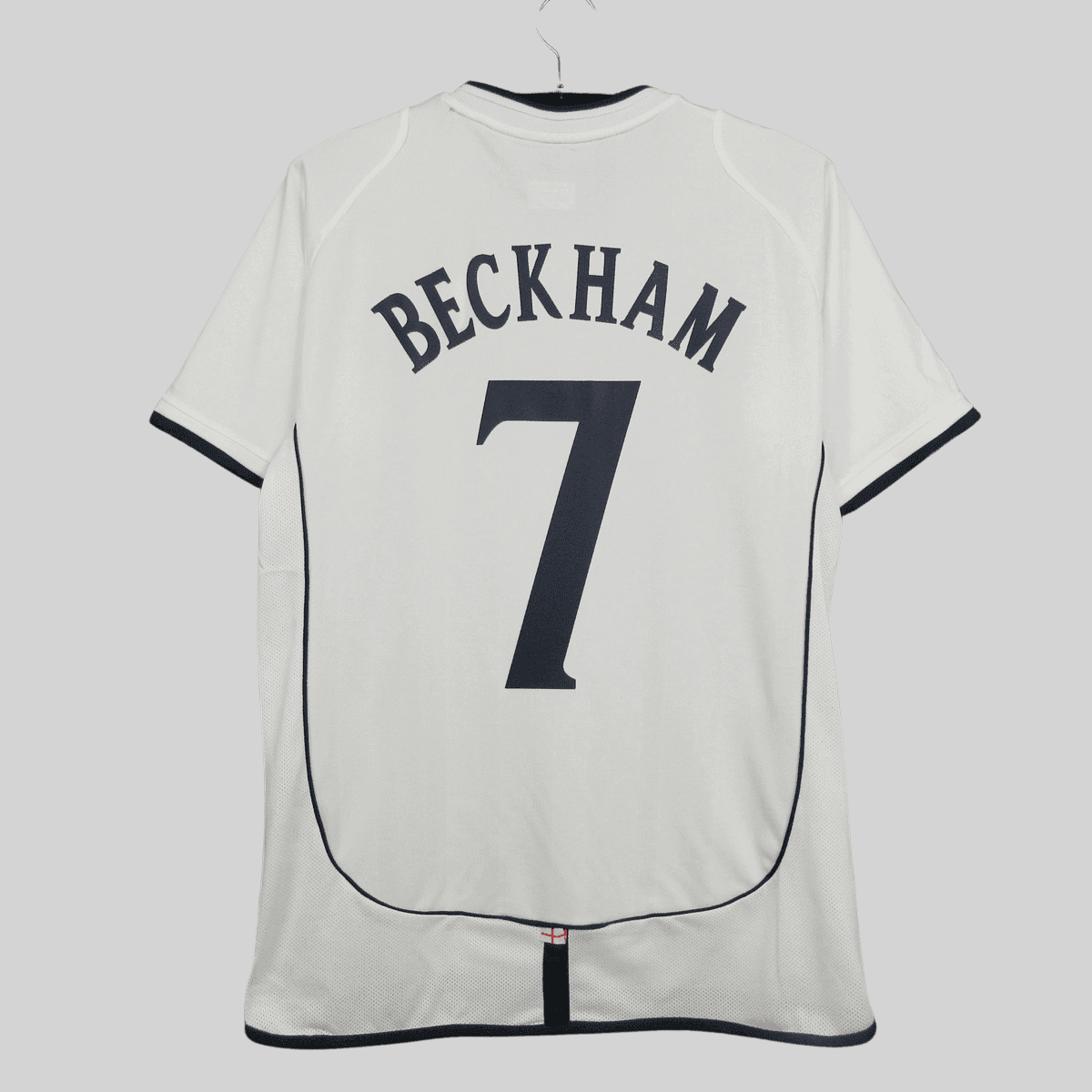 David Beckham 7 England 2002 Home Retro Jersey – Men White