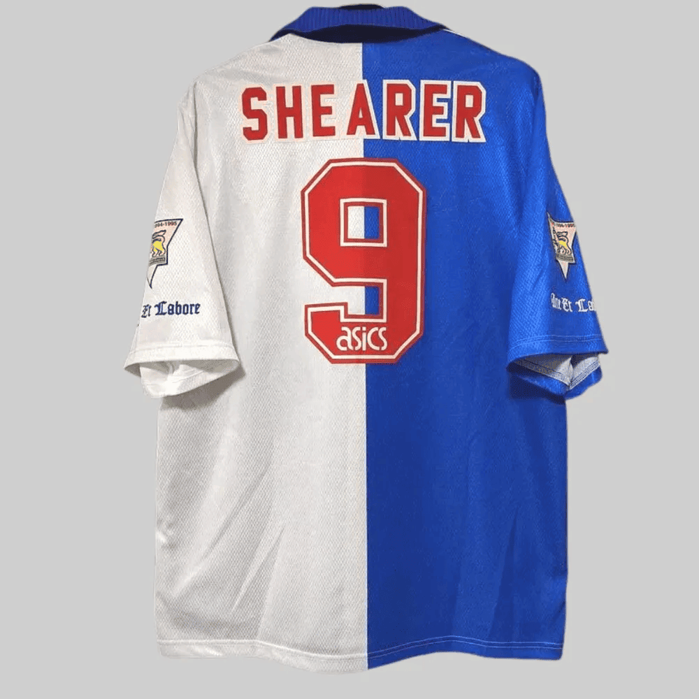 Alan Shearer 9 Blackburn 1994-1995 Retro Home Jersey – Men