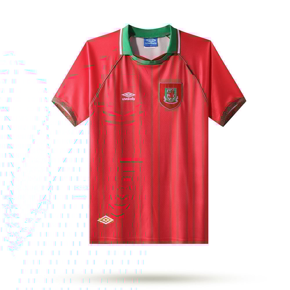 Wales 1994-96 Men Home Retro Jersey – Red