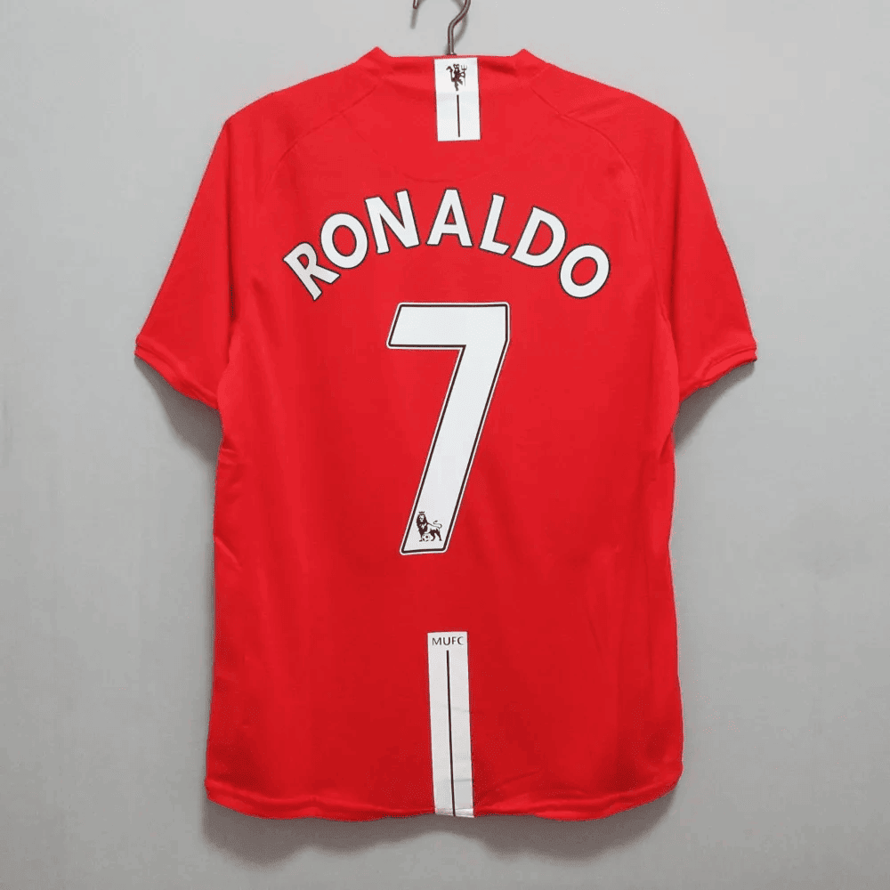 Ronaldo 7 Manchester United 2007-2008 Home Retro Jersey – Men