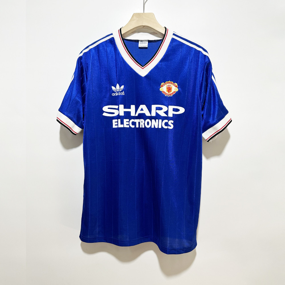 Manchester United 1982-83 Third Men Retro Jersey – Blue