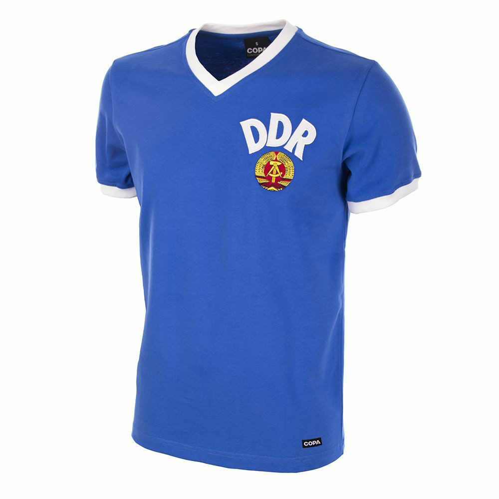 Copa DDR Home Retro Jersey World Cup 1974 – Men Blue