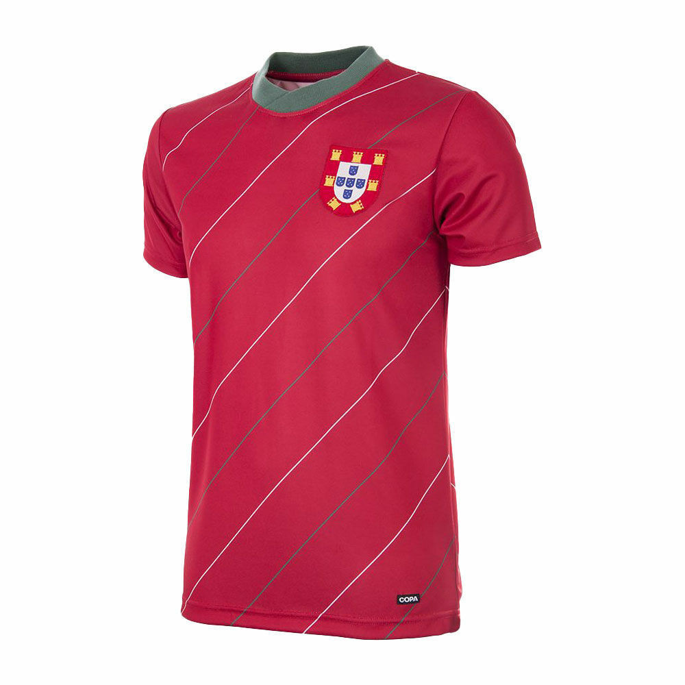 Portugal 1984-1985 Home Men Retro Jersey – Red