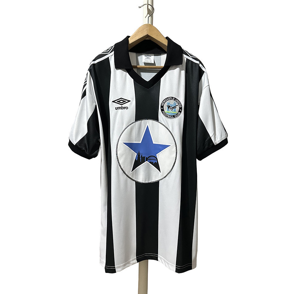 Newcastle 1980-82 Home Men Retro Jersey – Black White