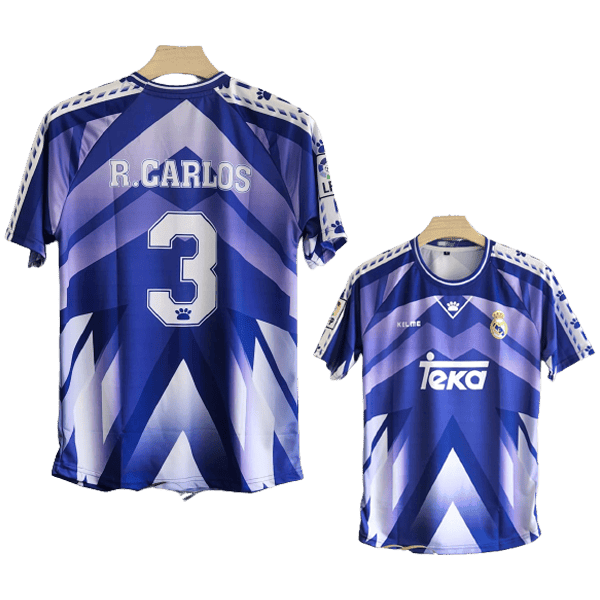 Roberto Carlos Real Madrid 1996-97 Retro Men Jersey – Purple