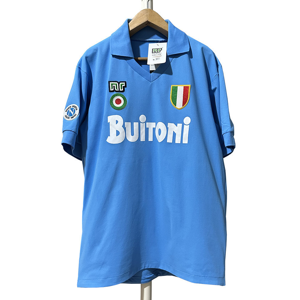 Napoli 1987-88 Home Men Retro Jersey – Blue
