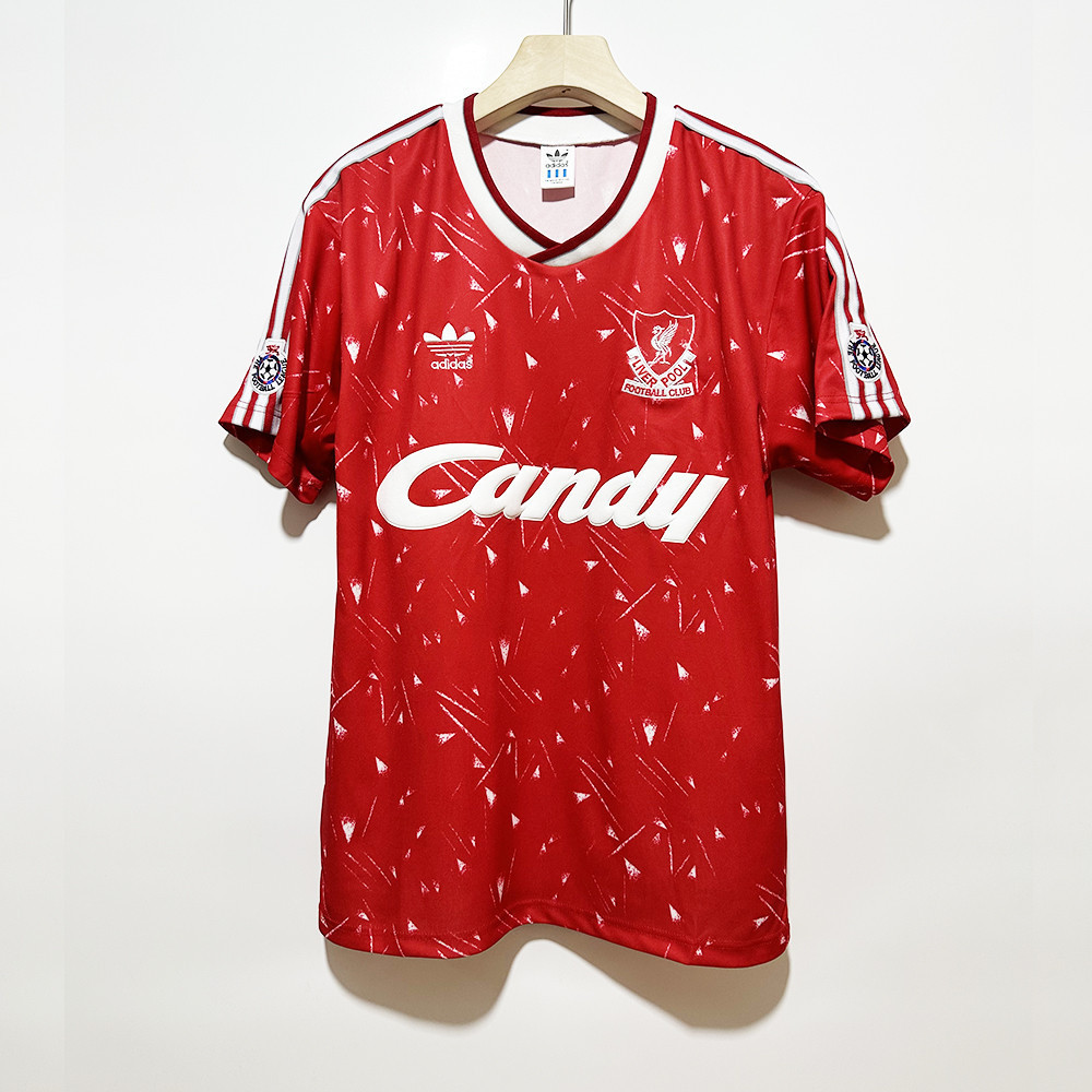 Liverpool 1989-91 Match Home Retro Jersey – Men Red