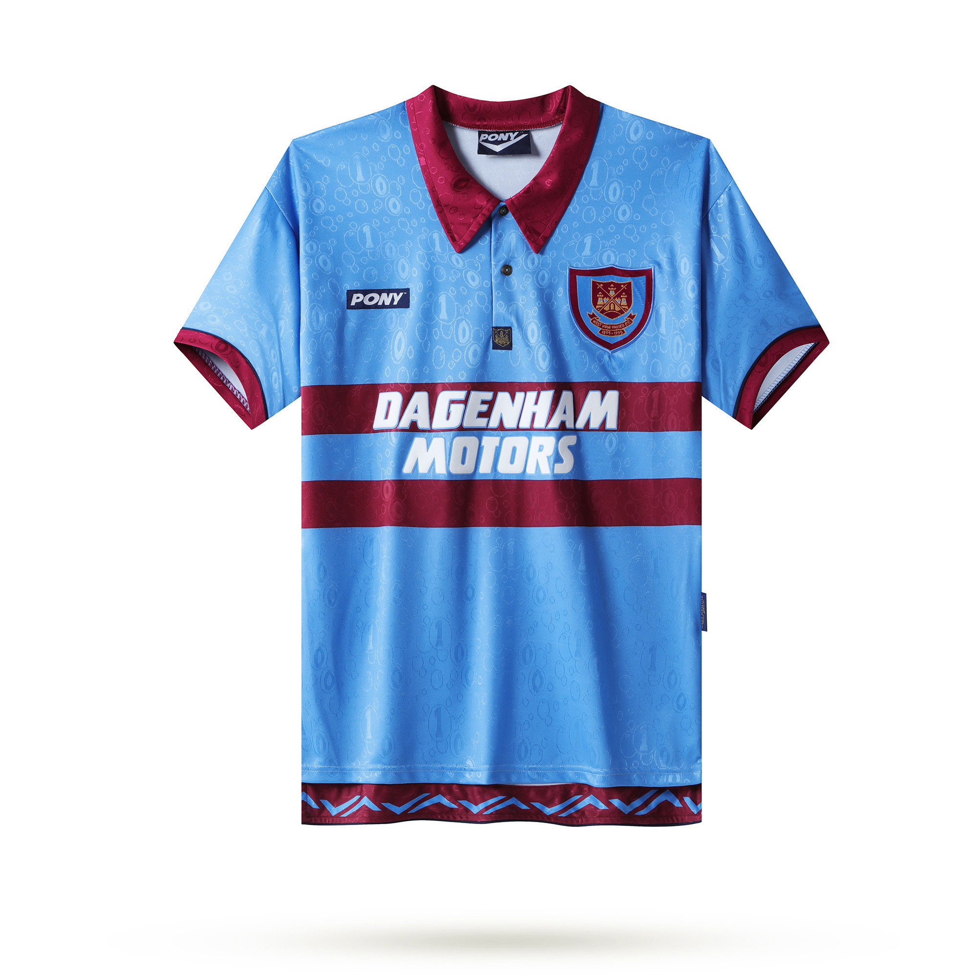 West Ham United 1995-1997 Away Men Retro Jersey – Blue