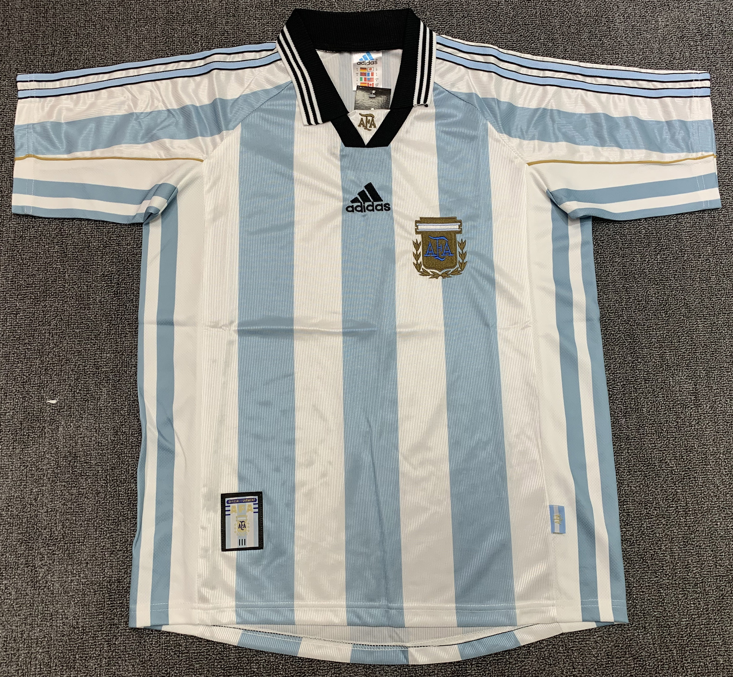 Argentina 1998 Home Retro Jersey – Men White
