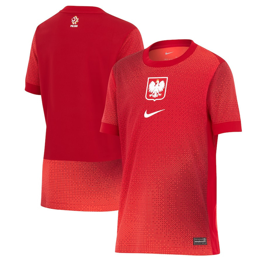 Poland National Team 2024 Away YOUTH Jersey – Red