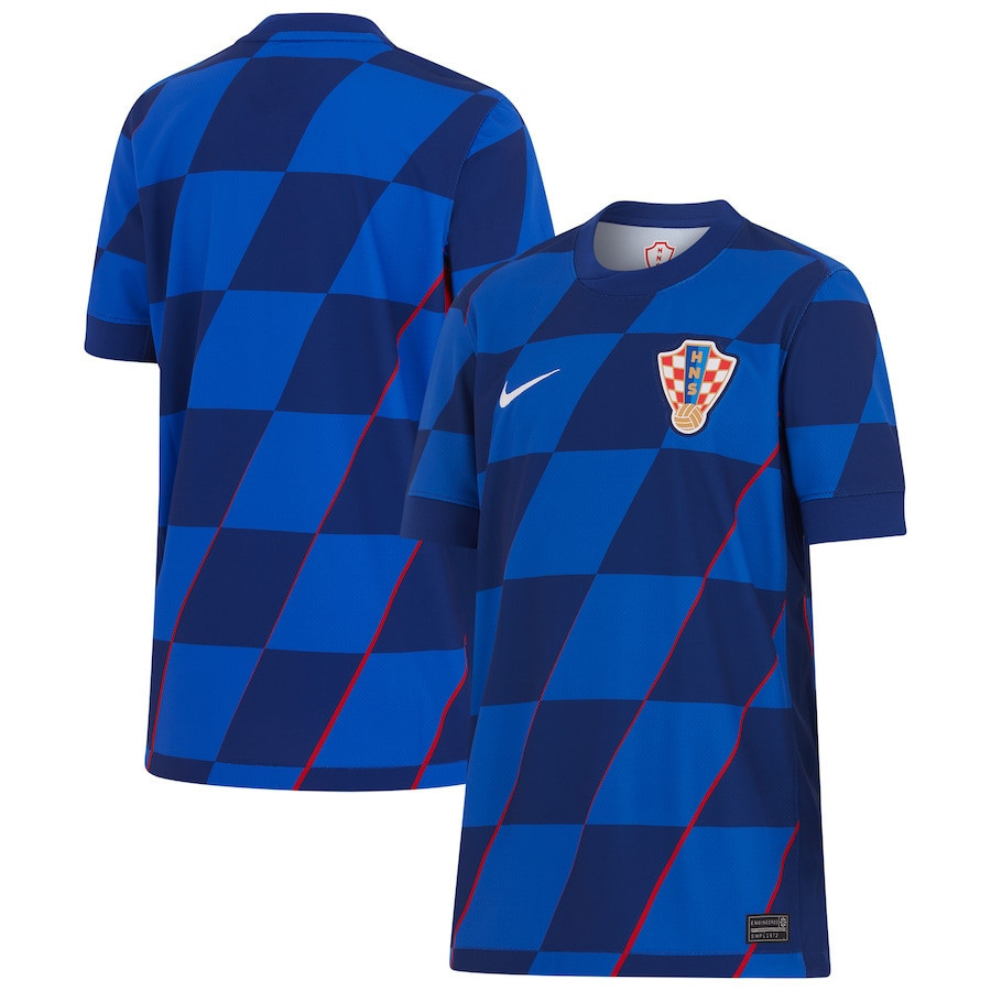 Croatia National Team 2024 Away YOUTH Jersey – Blue