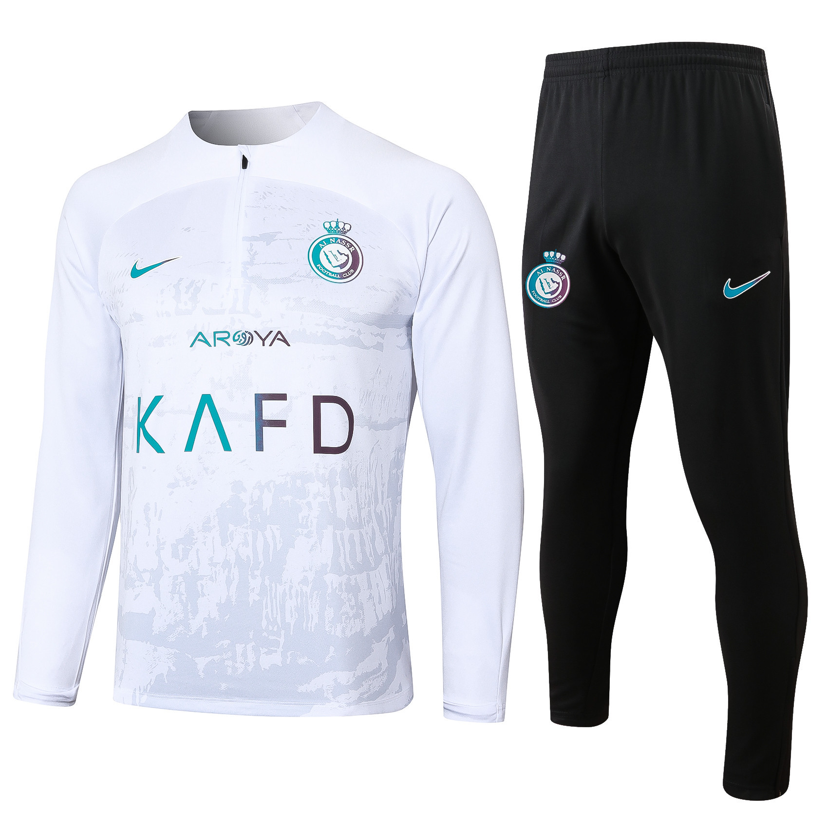 Al-Nassr Training Top Set 23/24 – Black/White