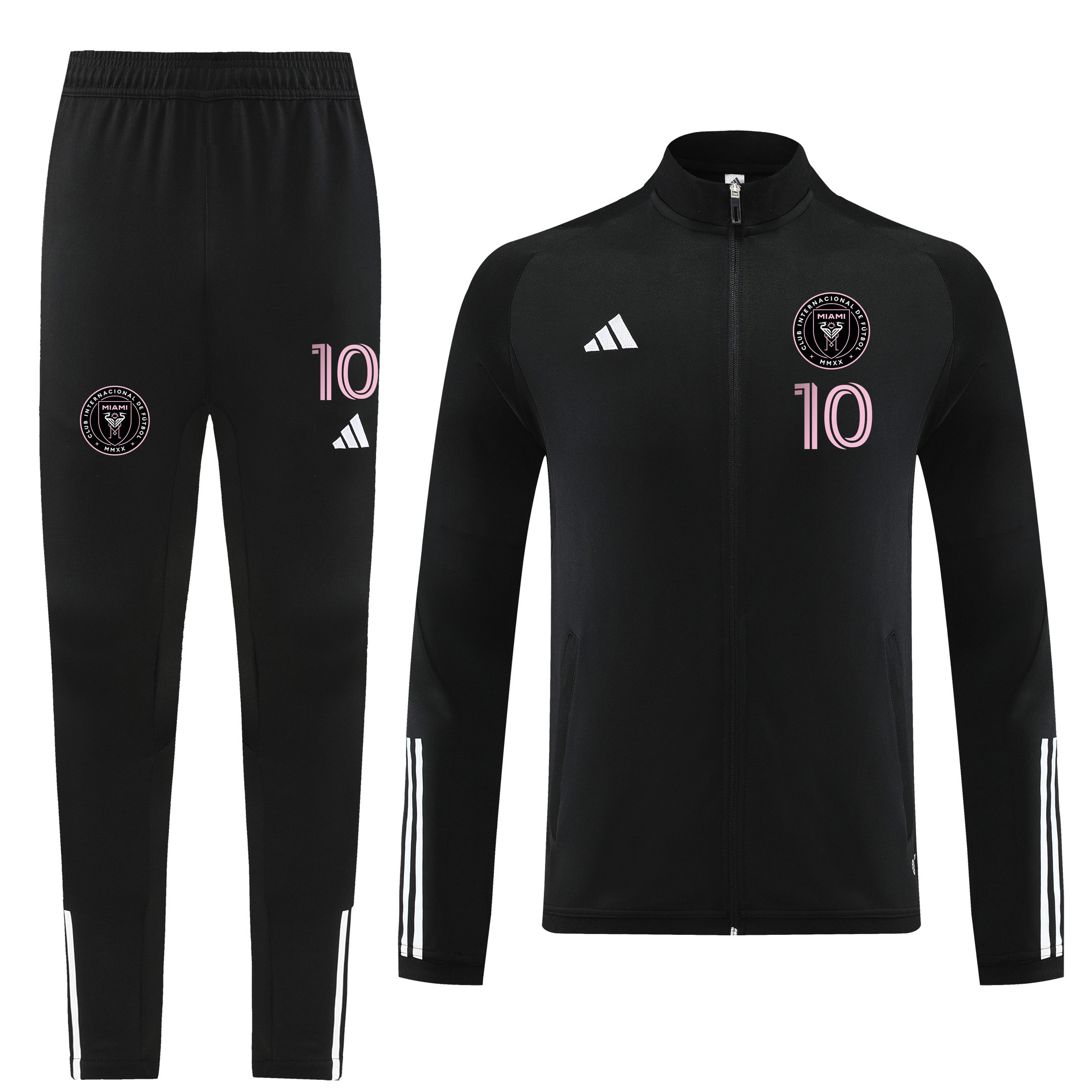 Lionel Messi 10 Signed Miami FC Training Anthem Jacket Tracksuit 2023/24 Black