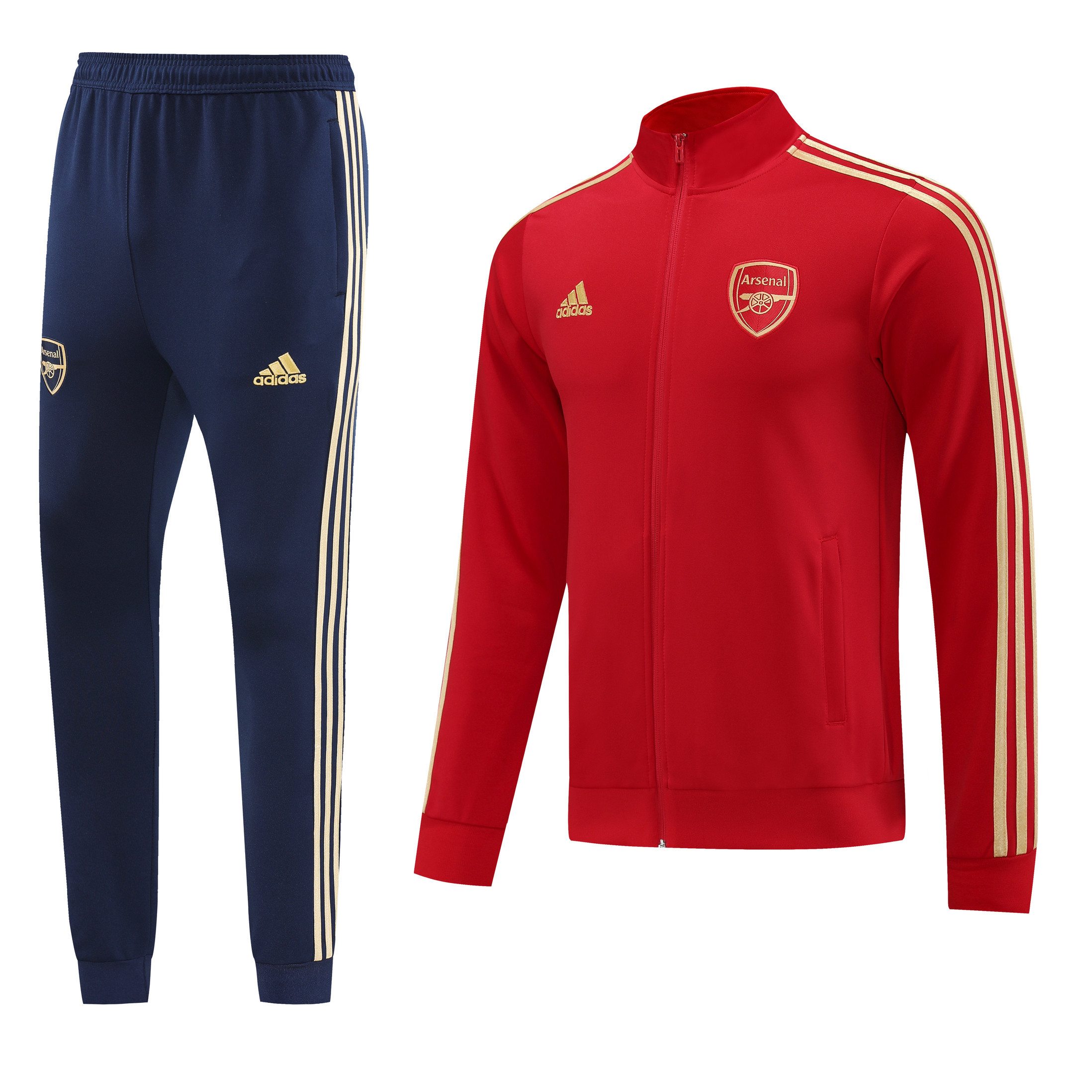 Arsenal Football Tracksuit/ Anthem Jacket 23/24 – Red Navy