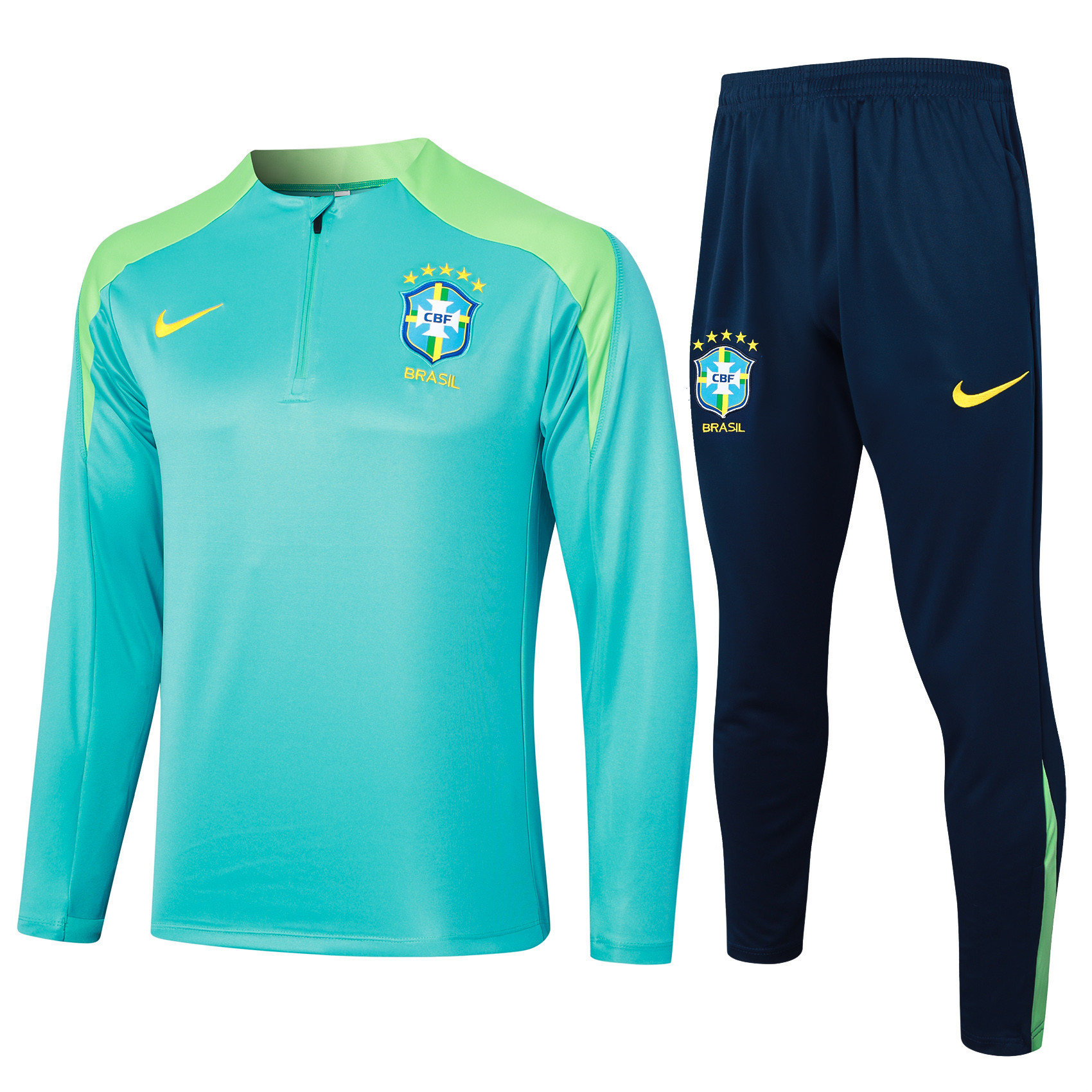 Brazil National Team Training Top Set 24/25 – Navy/Green
