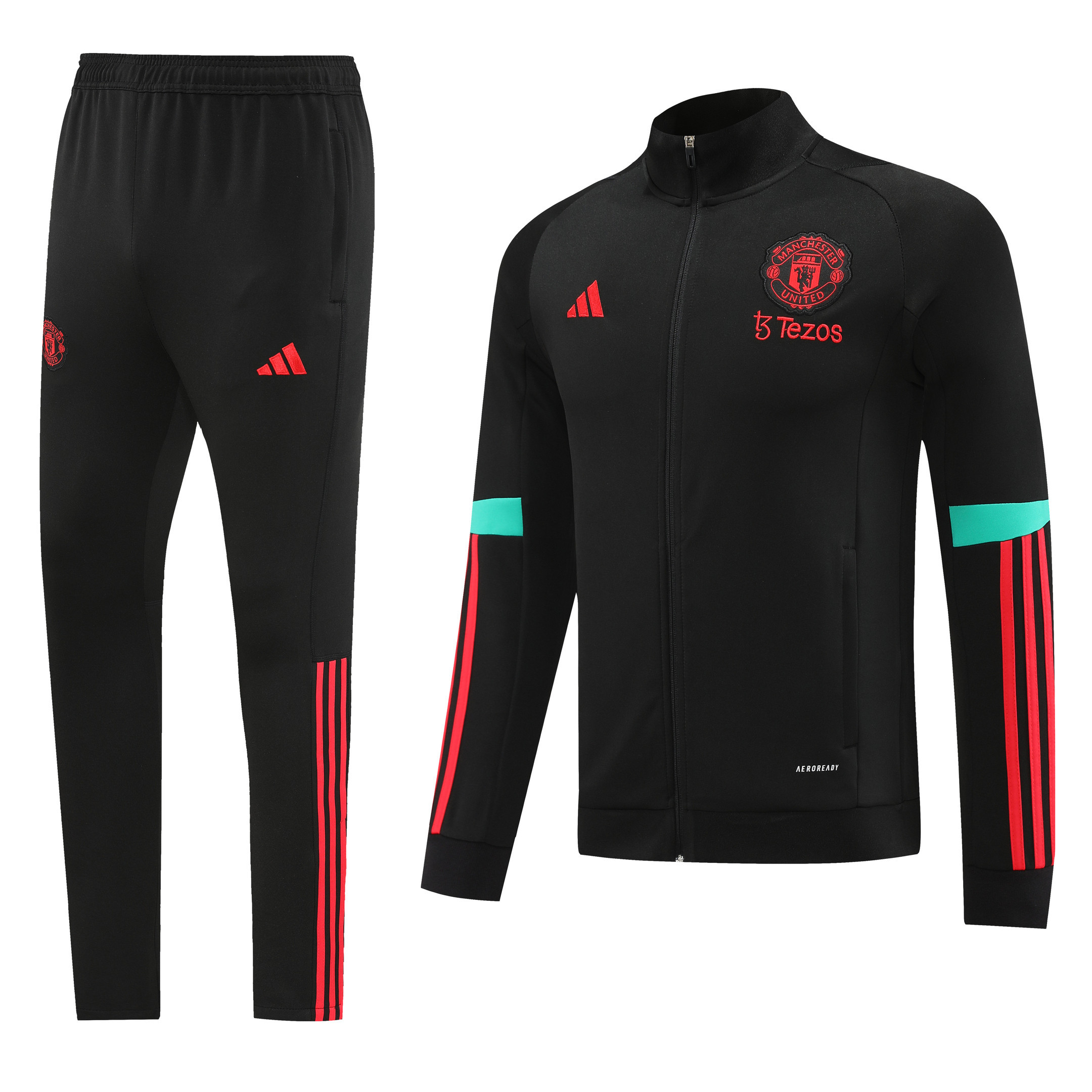 Manchester United Football Tracksuit/ Anthem Jacket 23/24 – Black