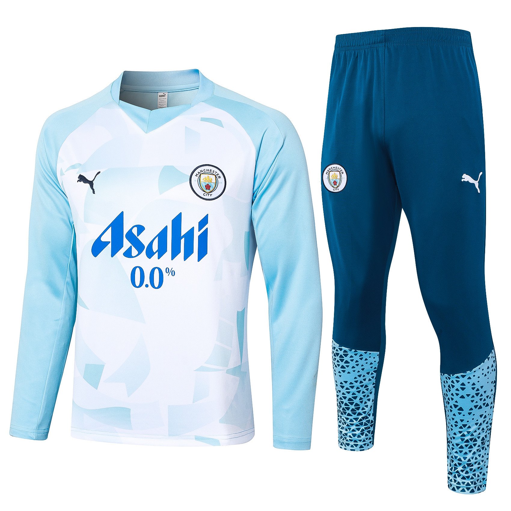 Manchester City Training Top Set 23/24 – Light Blue/Navy