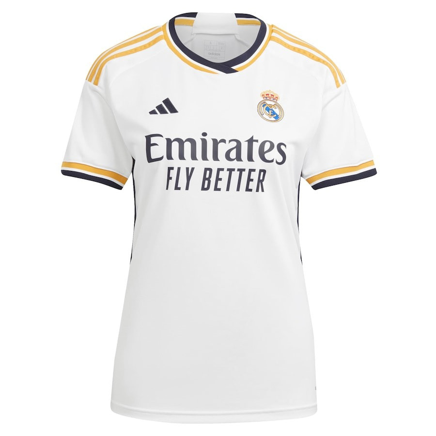 Vinicius Junior 7 Signed Real Madrid 2023/24 White Home Jersey Autographed – Women