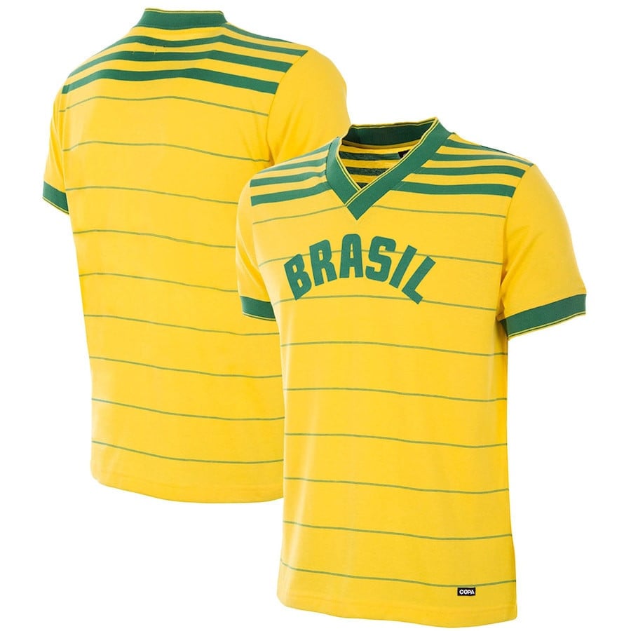 Brazil 1984 Retro Jersey – Men, Yellow