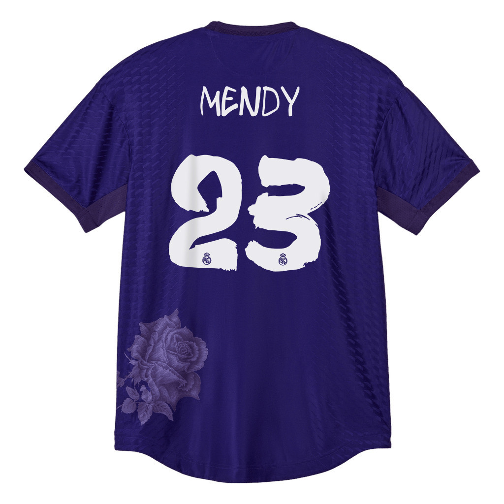 Ferland Mendy 23 Real Madrid X Y-3 23/24 Hand-painted Fonts Fourth Jersey – Limited Collection