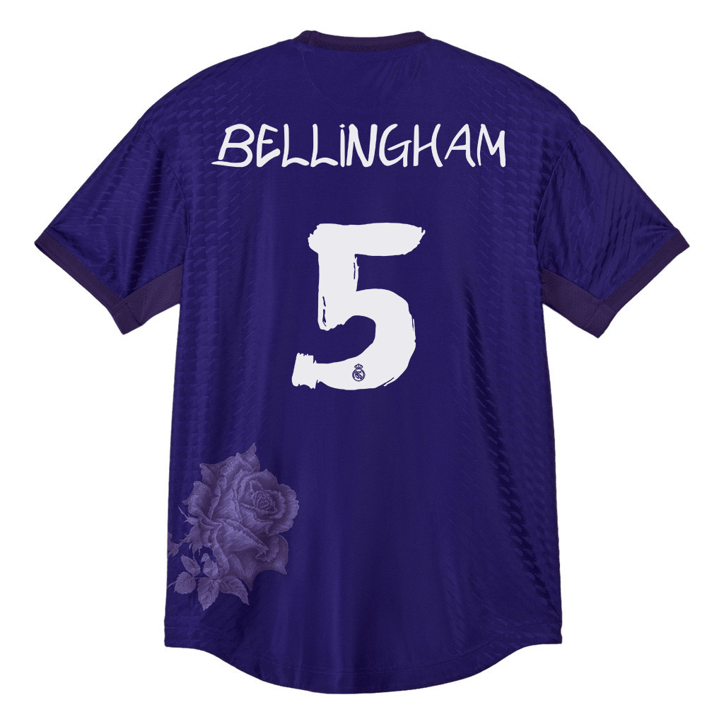 Jude Bellingham 5 Real Madrid X Y-3 23/24 Hand-painted Fonts Fourth Jersey – Limited Collection
