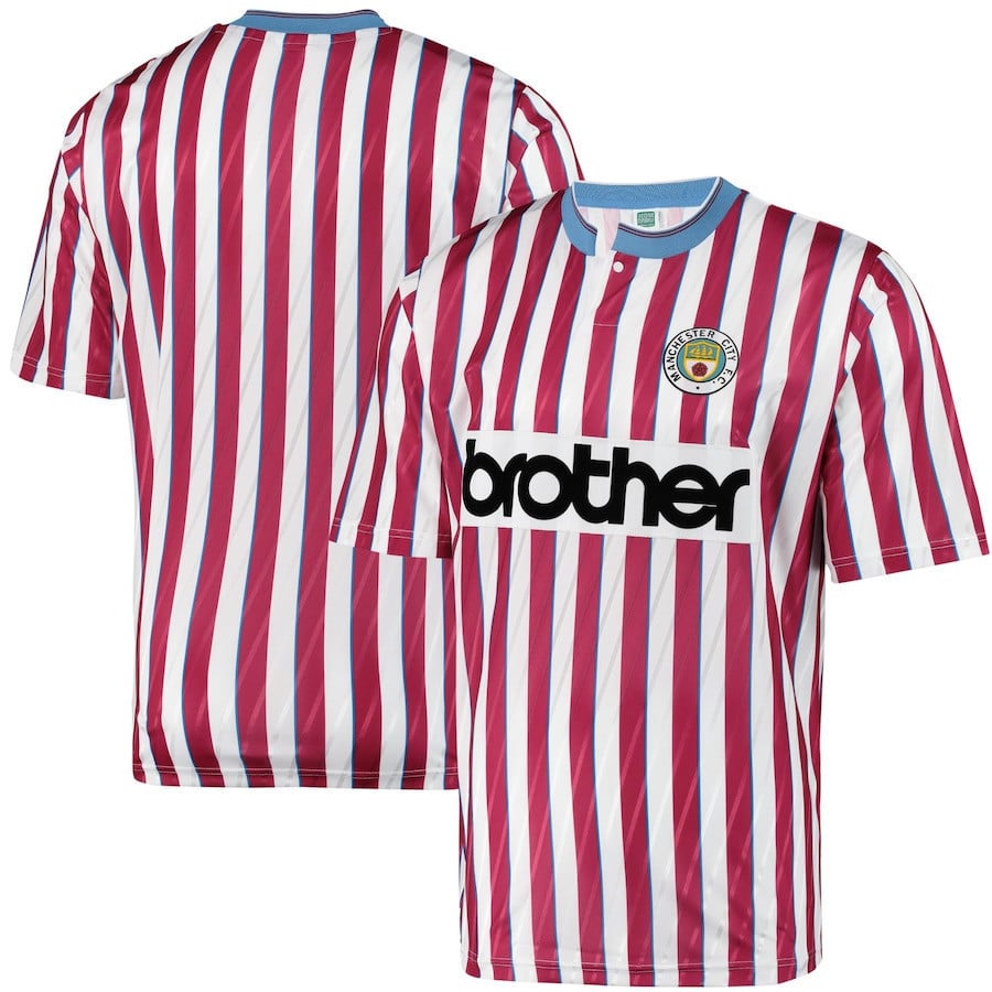Manchester City 1988 Away Jersey – Men, Red