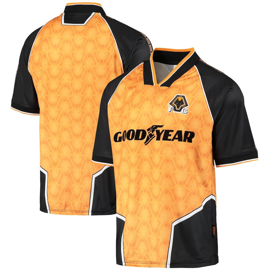 Wolverhampton Wanderers 1996 Retro Jersey – Men, Yellow