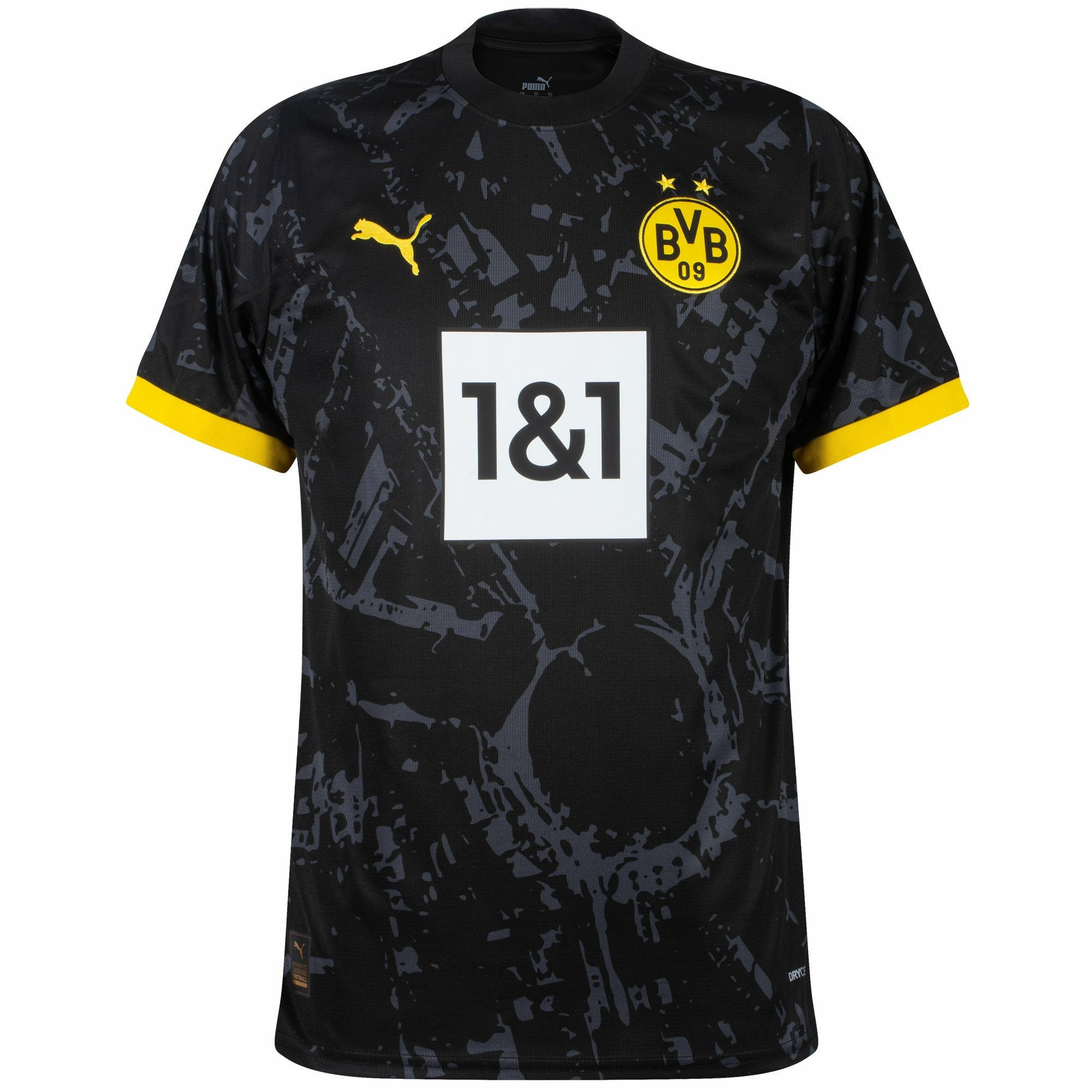Nico Schlotterbeck 4 Signed Borussia Dortmund 2023/24 Away Autographed – Men, Black