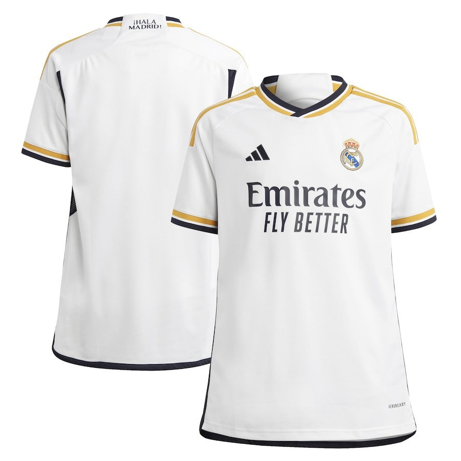 Real Madrid 2023-24 Home Youth Jersey – White