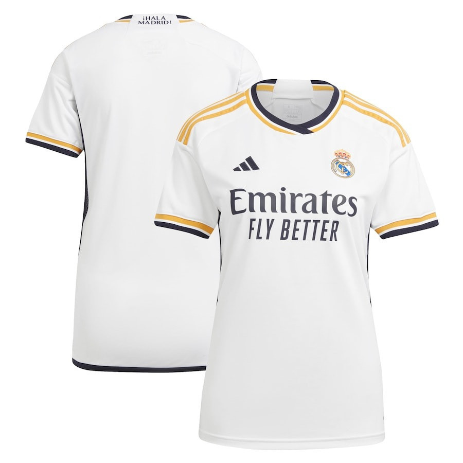 Real Madrid 2023-24 Home Women Jersey – White