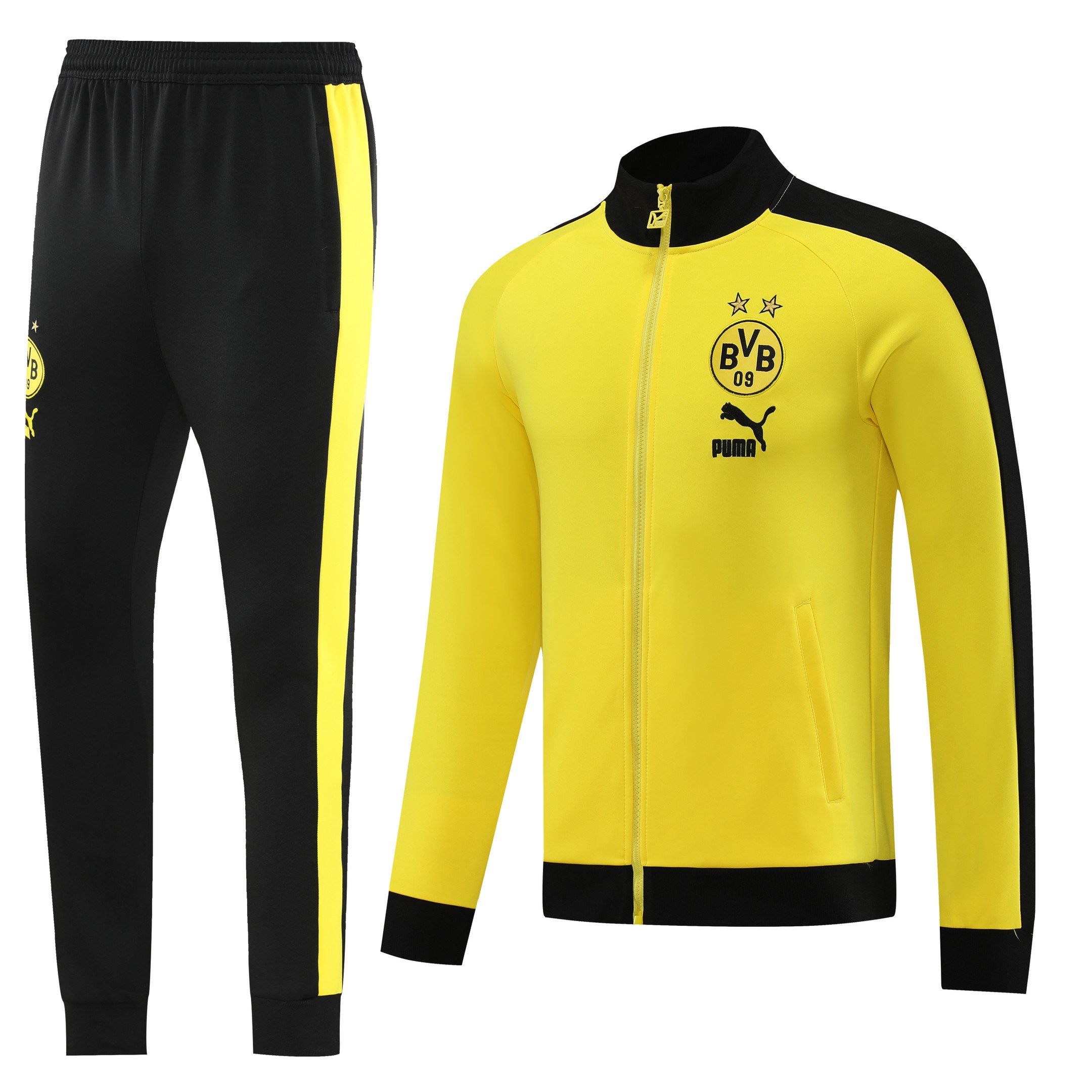 Borussia Dortmund Football Tracksuit/ Anthem Jacket 23/24 – Yellow Black