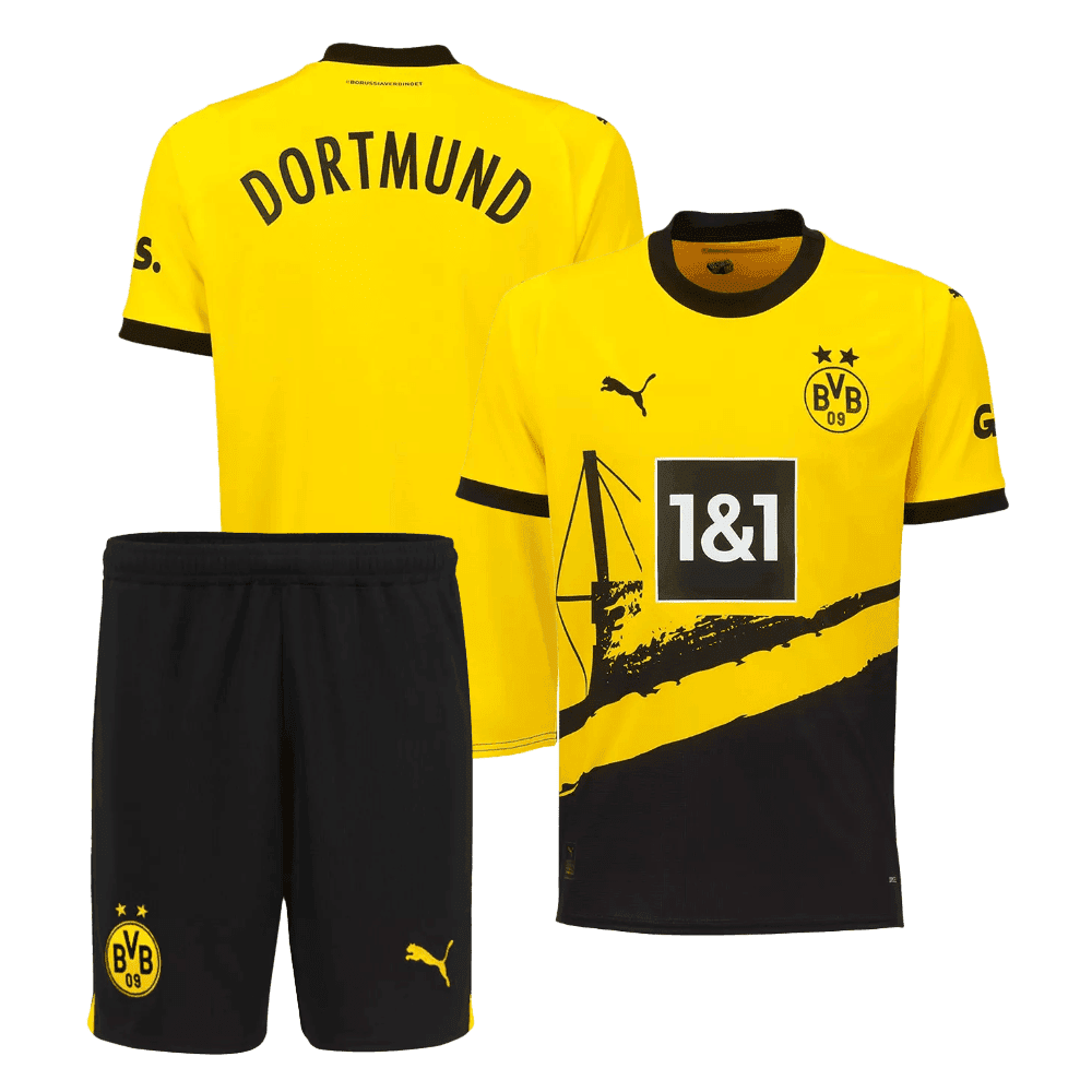 Borussia Dortmund 2023/24 Home Kit Men Jersey – Yellow