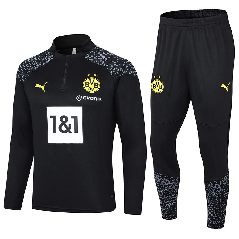 Borussia Dortmund Training Top Set 23/24 – Black Pattern