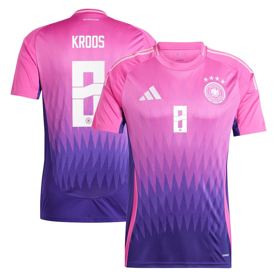 Toni Kroos 8 Germany National Team 2024 Away Men Jersey – Pink
