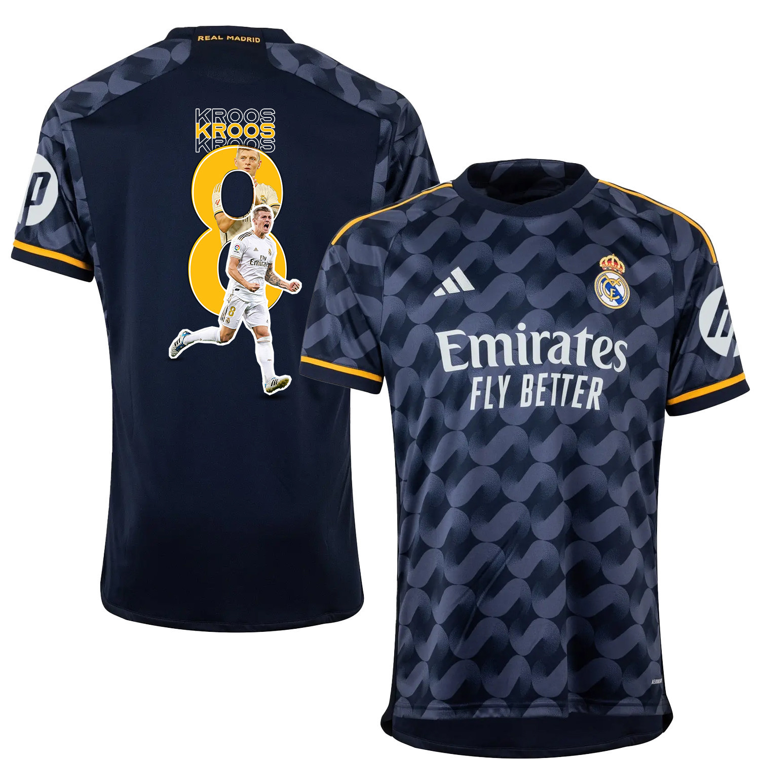 Toni Kroos 8 Real Madrid Art Design Away Jersey – Men